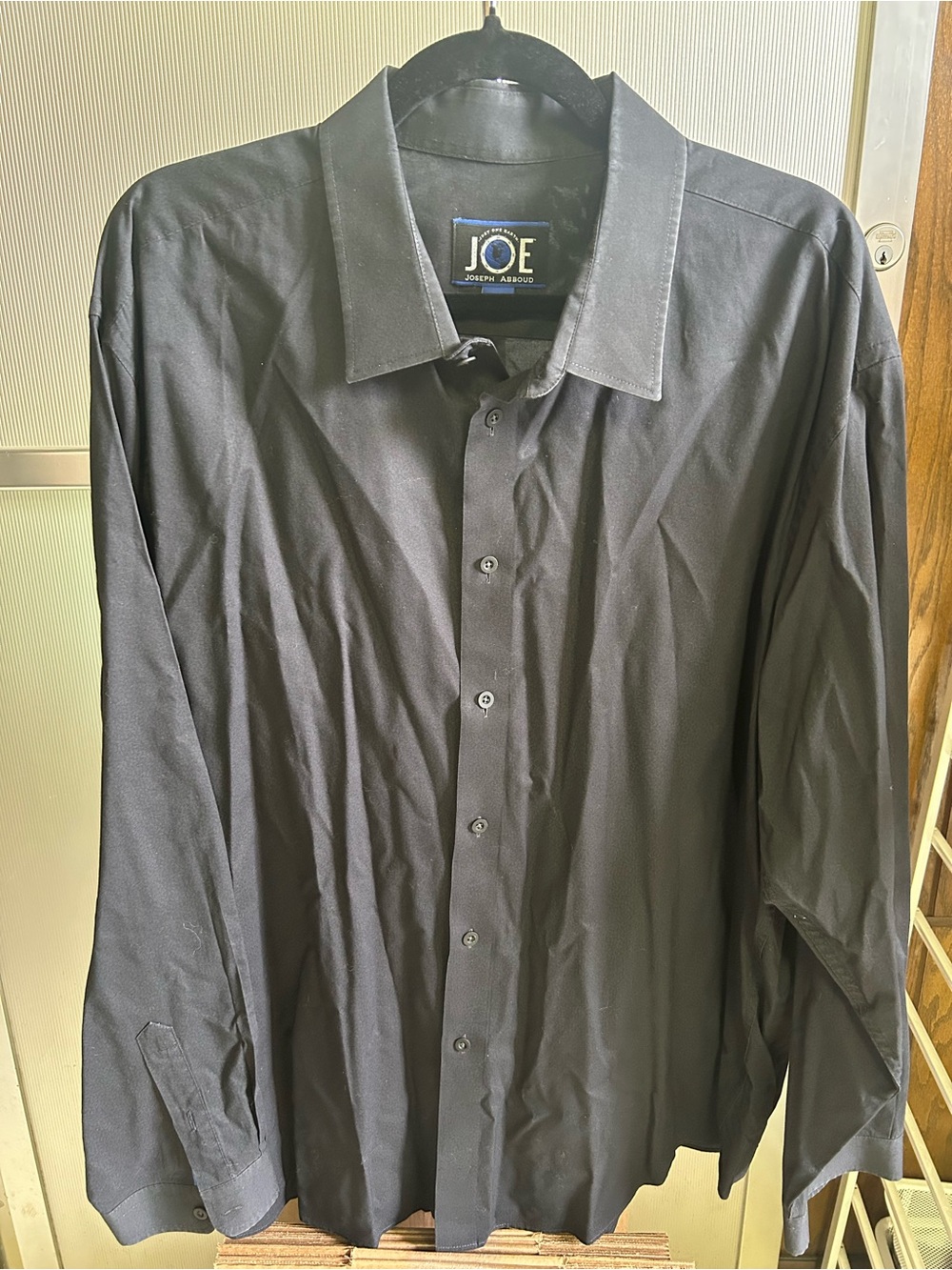 Joseph Abboud Black Men’s Button-Up Dress Shirt
